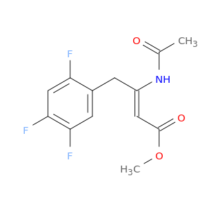 (2Z)-3-(乙酰氨基)-4-(2,4,5-三氟苯基)-2-丁烯酸甲酯