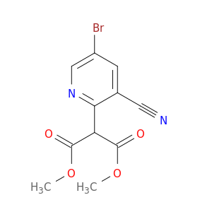 1,3-Dimethyl 2-(5-bromo-3-cyanopyridin-2-yl)propanedioate
