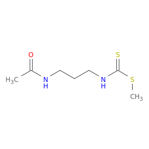 Carbamodithioic acid, [3-(acetylamino)propyl]-, methyl ester