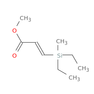 2-Propenoic acid, 3-(diethylmethylsilyl)-, methyl ester, (E)-