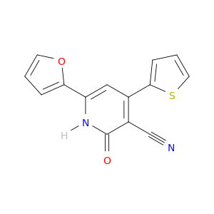 3-Pyridinecarbonitrile,6-(2-furanyl)-1,2-dihydro-2-oxo-4-(2-thienyl)-