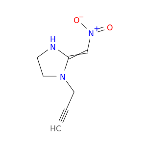 Imidazolidine, 2-(nitromethylene)-1-(2-propynyl)-