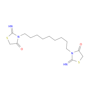 4-Thiazolidinone, 3,3'-(1,9-nonanediyl)bis[2-imino-