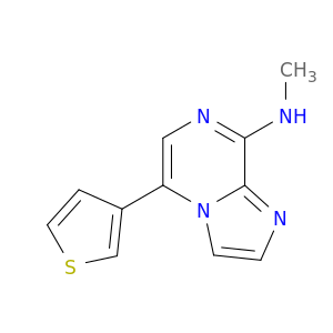 Imidazo[1,2-a]pyrazin-8-amine, N-methyl-5-(3-thienyl)-