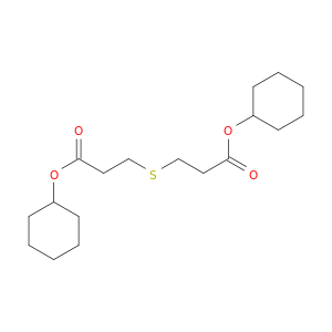 Propanoic acid, 3,3'-thiobis-, dicyclohexyl ester