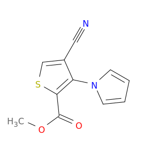 甲基4-氰基-3-(1H-吡咯-1-基)-2-噻吩羧酸盐
