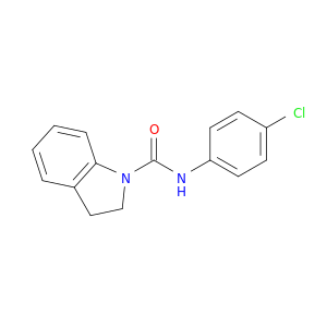 1H-Indole-1-carboxamide, N-(4-chlorophenyl)-2,3-dihydro-