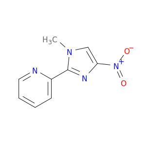 Pyridine, 2-(1-methyl-4-nitro-1H-imidazol-2-yl)-