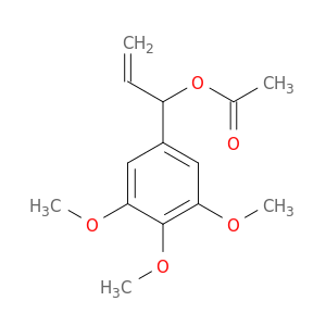 Benzenemethanol, a-ethenyl-3,4,5-trimethoxy-,1-acetate