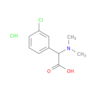 2-(3-chlorophenyl)-2-(dimethylamino)acetic acid hydrochloride
