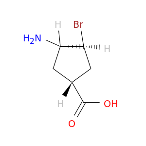 Cyclopentanecarboxylicacid, 3-amino-4-bromo-, (1R,3S,4S)-