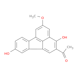 Ethanone, 1-(3,9-dihydroxy-5-methoxy-2-fluoranthenyl)-