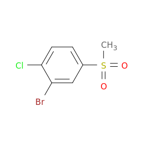Benzene, 2-bromo-1-chloro-4-(methylsulfonyl)-