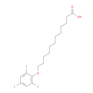 Dodecanoic acid, 12-(2,4,6-triiodophenoxy)-