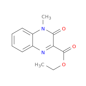 2-Quinoxalinecarboxylicacid, 3,4-dihydro-4-methyl-3-oxo-, ethyl ester