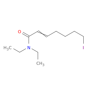 2-Heptenamide, N,N-diethyl-7-iodo-