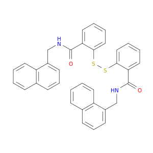 2,2'-DITHIOBIS[N-(1-NAPHTHYLMETHYL)BENZAMIDE]