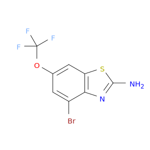 4-溴-6-(三氟甲氧基)-1,3-苯并噻唑-2-胺