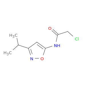 2-chloro-N-[3-(propan-2-yl)-1,2-oxazol-5-yl]acetamide