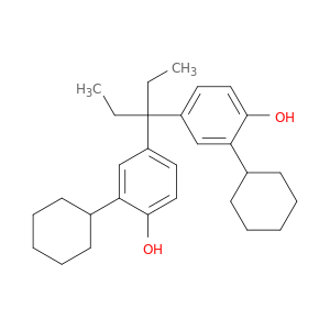 Phenol, 4,4'-(1-ethylpropylidene)bis[2-cyclohexyl-