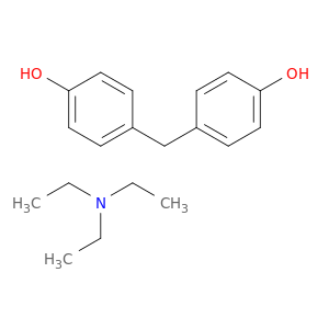 Phenol, 4,4'-methylenebis-, compd. with N,N-diethylethanamine