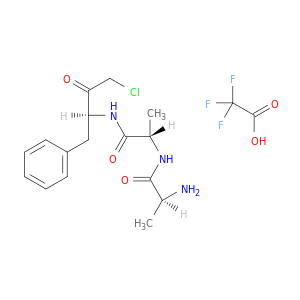 L-丙氨酸,L-alanyl-N-[(1S)-3-氯-2-氧代-1-(苯基甲基)丙基]-,单体(三氟乙酸盐)
