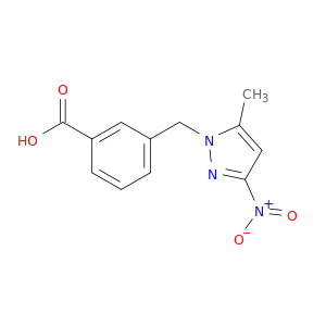 3-[(5-METHYL-3-NITRO-1H-PYRAZOL-1-YL)METHYL]BENZOIC ACID
