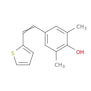 Phenol,2,6-dimethyl-4-[2-(2-thienyl)ethenyl]-