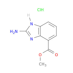 methyl 2-amino-1H-1,3-benzodiazole-4-carboxylate hydrochloride