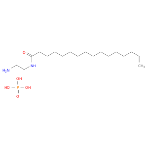 十六烷酰胺,N-(2-氨基乙基)-,磷酸盐