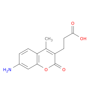 2H-1-Benzopyran-3-propanoic acid, 7-amino-4-methyl-2-oxo-