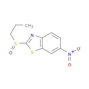 Benzothiazole, 6-nitro-2-(propylsulfinyl)-