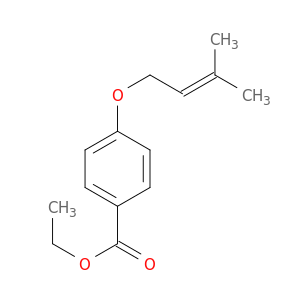 Benzoic acid, 4-[(3-methyl-2-butenyl)oxy]-, ethyl ester