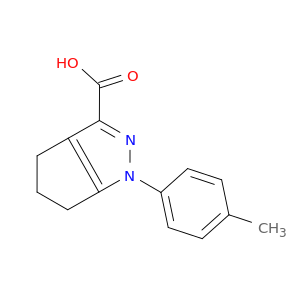 1-(4-甲基苯基)-1H,4H,5H,6H-环戊[C]吡唑-3-羧酸