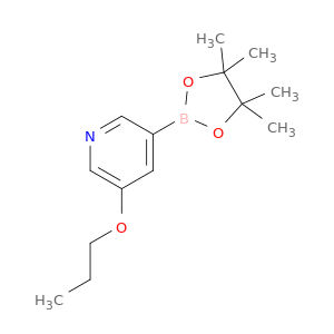 3-propoxy-5-(tetramethyl-1,3,2-dioxaborolan-2-yl)pyridine