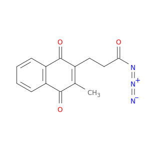 1,4-Naphthalenedione, 2-(3-azido-3-oxopropyl)-3-methyl-