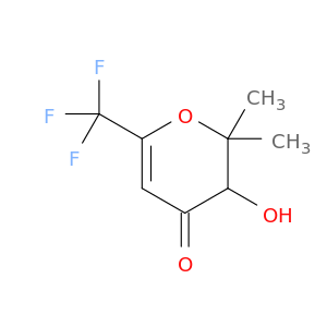 4H-Pyran-4-one, 2,3-dihydro-3-hydroxy-2,2-dimethyl-6-(trifluoromethyl)-