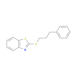 Benzothiazole, 2-[(3-phenylpropyl)thio]-