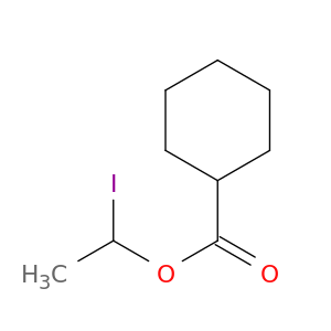 Cyclohexanecarboxylic acid, 1-iodoethyl ester