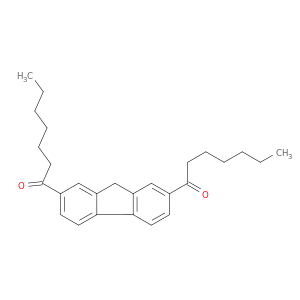 1-Heptanone, 1,1'-(9H-fluorene-2,7-diyl)bis-