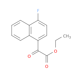 ETHYL 4-FLUORO-1-NAPHTHOYLFORMATE