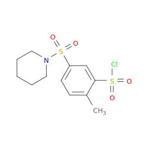 2-Methyl-5-(piperidine-1-sulfonyl)benzene-1-sulfonyl Chloride