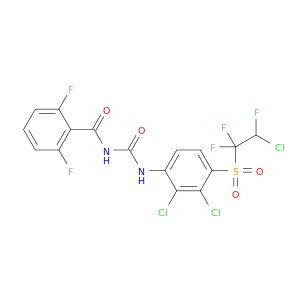 Benzamide,N-[[[2,3-dichloro-4-[(2-chloro-1,1,2-trifluoroethyl)sulfonyl]phenyl]amino]carbonyl]-2,6-difluoro-