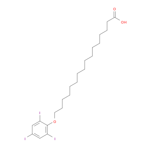 Hexadecanoic acid, 16-(2,4,6-triiodophenoxy)-