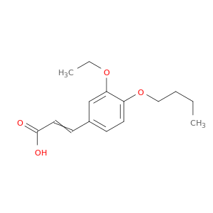3-(4-Butoxy-3-ethoxyphenyl)prop-2-enoic Acid