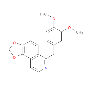 1,3-Dioxolo[4,5-f]isoquinoline, 6-[(3,4-dimethoxyphenyl)methyl]-