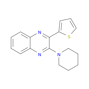 Quinoxaline, 2-(1-piperidinyl)-3-(2-thienyl)-