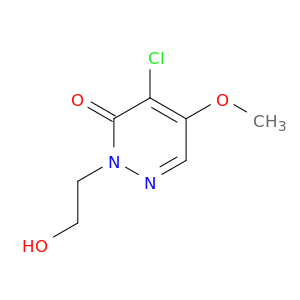 4-CHLORO-2-(2-HYDROXYETHYL)-5-METHOXYPYRIDAZIN-3(2H)-ONE