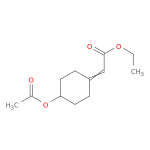 Acetic acid, [4-(acetyloxy)cyclohexylidene]-, ethyl ester
