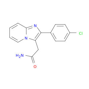Imidazo[1,2-a]pyridine-3-acetamide,2-(4-chlorophenyl)-